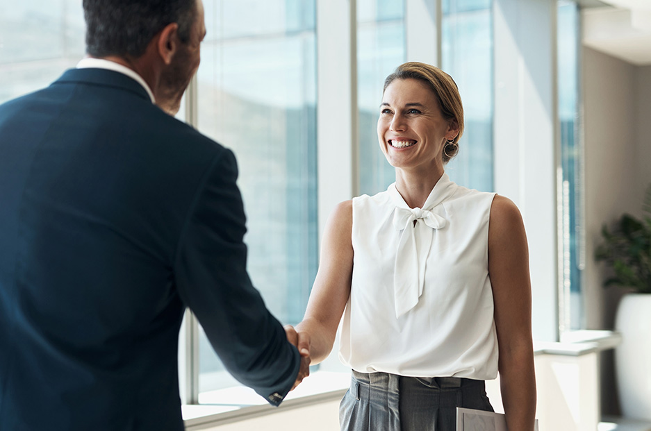 Business Handshake Meeting